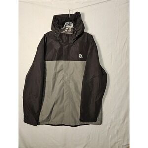 Mens Dixxon Weatherproof Black/Gray windbreaker/ rain jacket NWT Size XXL‎ 1017